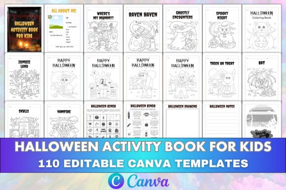 Download Editable Halloween Activity Book for Kid - K Collection