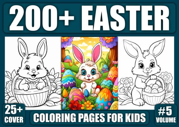 Download 200+ Easter Coloring Pages for Kids Kdp - K Collection