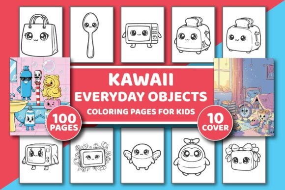 Download Everyday Objects Coloring Book for Kids - K Collection