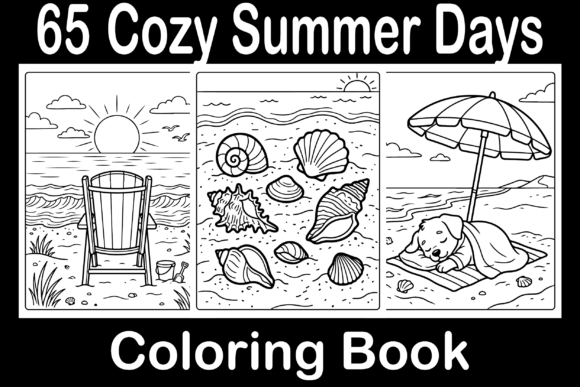 Download Cozy Summer Days Coloring Book - K Collection