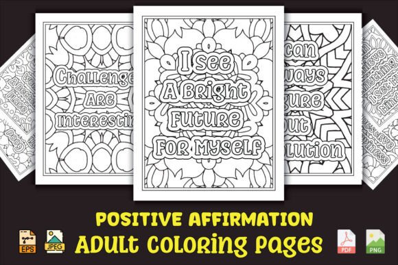 Download Positive Affirmation Coloring Book Pages - K Collection