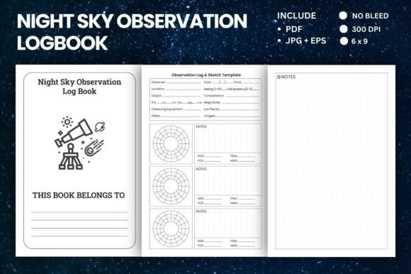 Download Sky Observation Log &amp; Sketch Kdp - K Collection