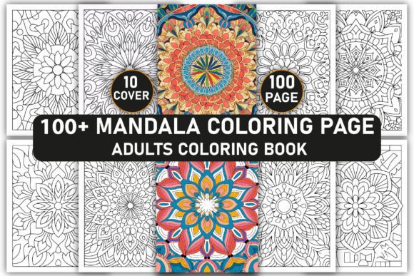 Download Amazing Mandala: Adult Coloring Book - K Collection