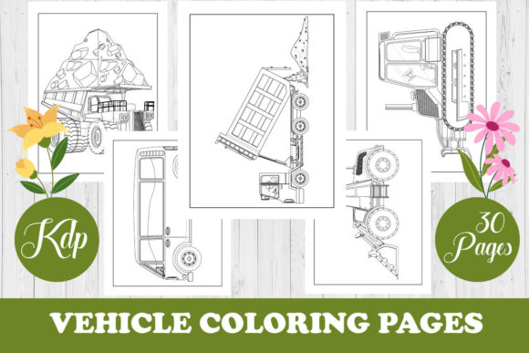 Download Vehicle Coloring Book for Kids - K Collection