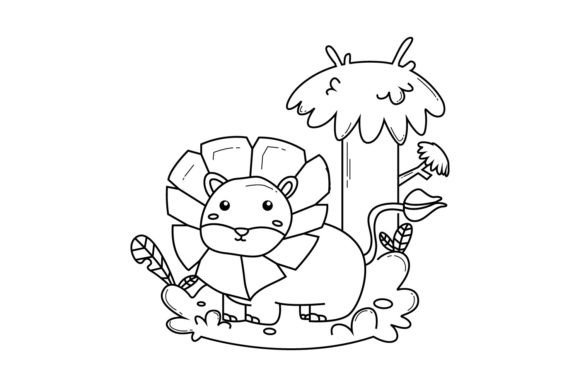 Download Jungle Animal Coloring Book Design Draw - K Collection