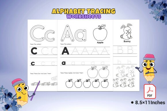 Download Kindergarten Alphabet Tracing Worksheets - K Collection