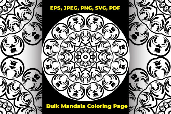 Download Mandalas for Adults and Kids, Relaxation - K Collection
