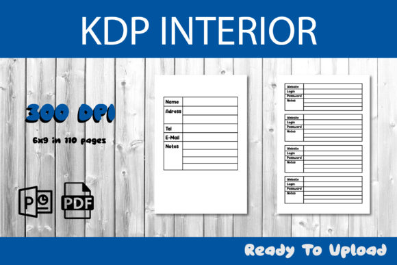 Download Password KDP Interior - Ready to Upload - K Collection