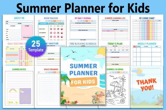 Download 🌞 Summer Planner for Kids - K Collection