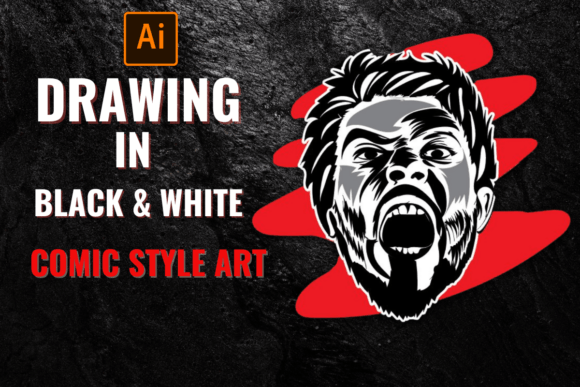 Download Drawing in Black and White to Create Comic Style Art - K Collection