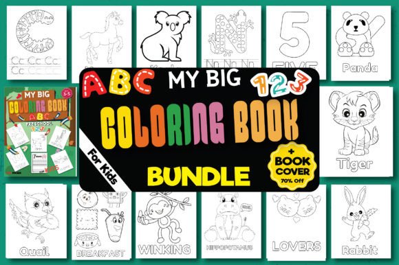 Download My Big Coloring Book Alphabet and Number - K Collection