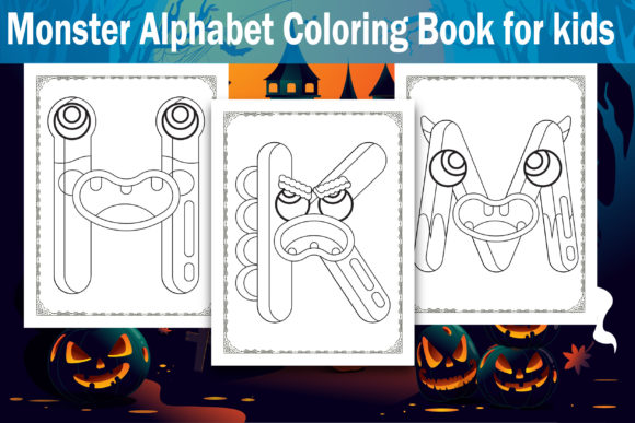 Download Monster Alphabet Coloring Book for Kids - K Collection