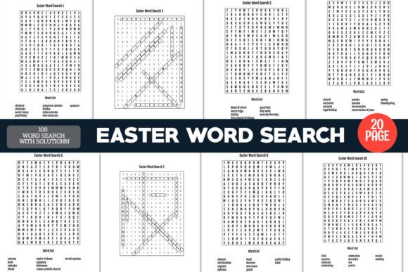 Download Easter Word Search for Kids - Premium Resources