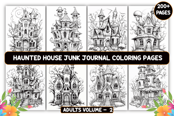 Download Haunted House Coloring Pages for Kids - K Collection