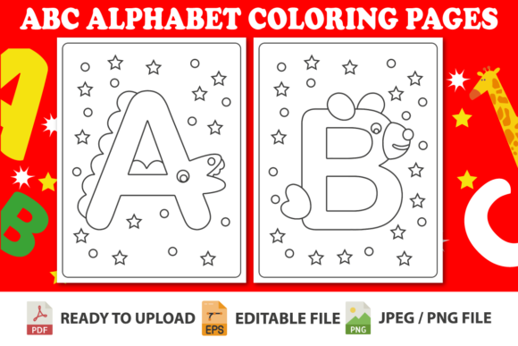 Download ABC Alphabet Coloring Pages for Kids - K Collection