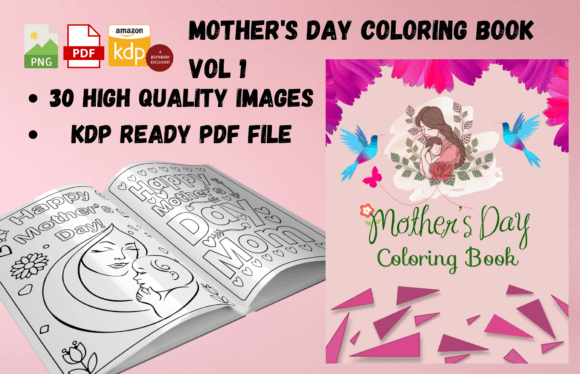 Download Mother's Day Coloring Book Vol 1 - K Collection