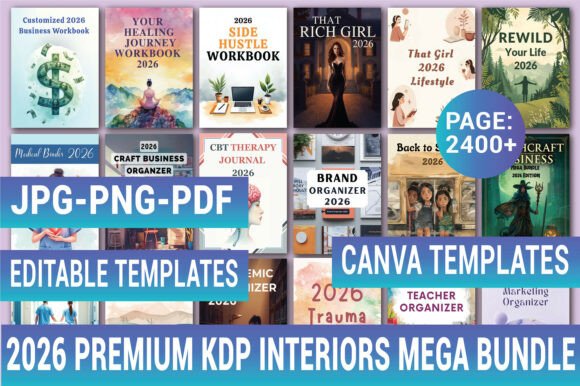 Download 2026 PREMIUM KDP INTERIORS MEGA BUNDLE - K Collection