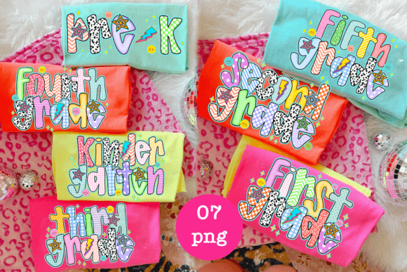 Download Preppy Doodle Back to School Bundle Png - K Collection