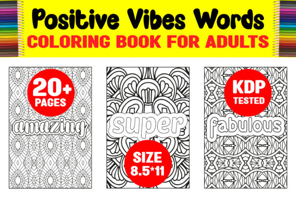 Download Positive Vibe Words Coloring Book V2 - K Collection