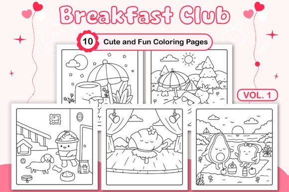 Download Breakfast Club Cute &amp; Fun Coloring Pages - K Collection