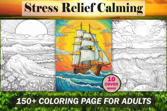 Download Stress Relief Calming Coloring Book -KDP - K Collection