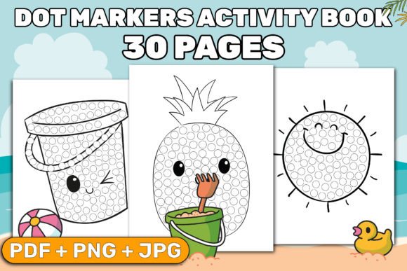 Download SUMMER DOT MARKER ACTIVITY BOOK for KIDS - K Collection