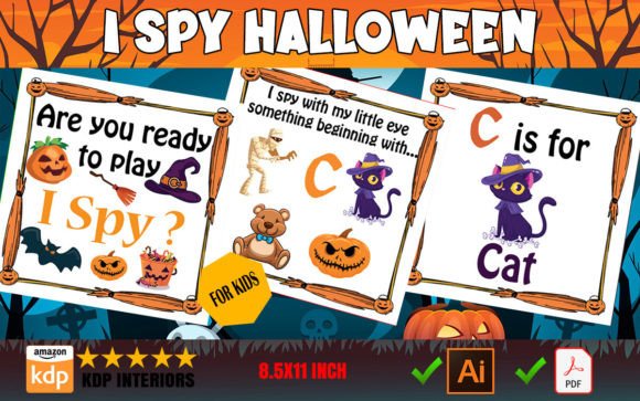 Download I Spy Halloween Book for Kids Ages 2-5 - K Collection