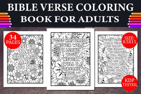 Download Bible Verse Coloring Book for Adults V.4 - K Collection