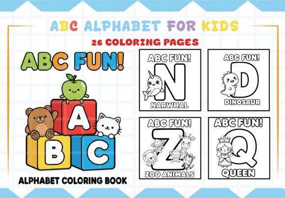 Download ABC Alphabet Coloring Pages for Kids - K Collection