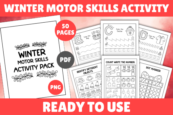 Download Winter Motor Skill Activity Pack - K Collection