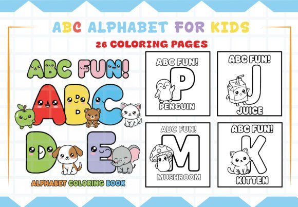 Download ABC Alphabet Coloring Pages for Kids - K Collection
