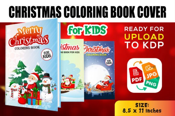 Download CHRISTMAS COLORING BOOK COVER for KIDS - K Collection