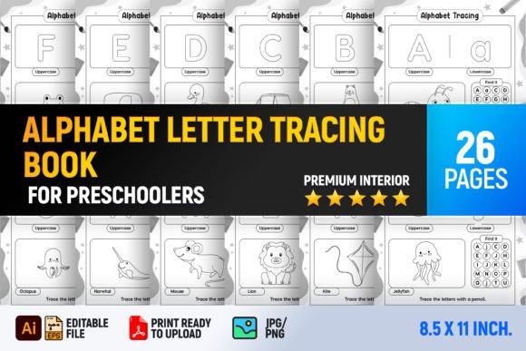 Download Alphabet Letter Tracing Book - K Collection