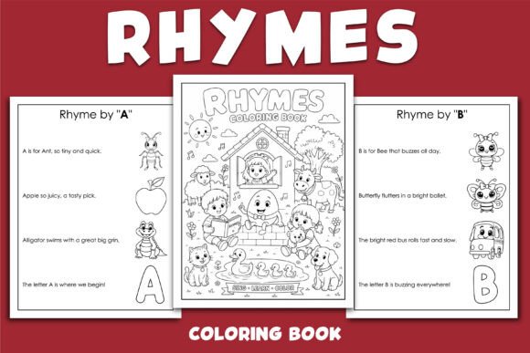 Download Rhymes Coloring Book for KDP - K Collection