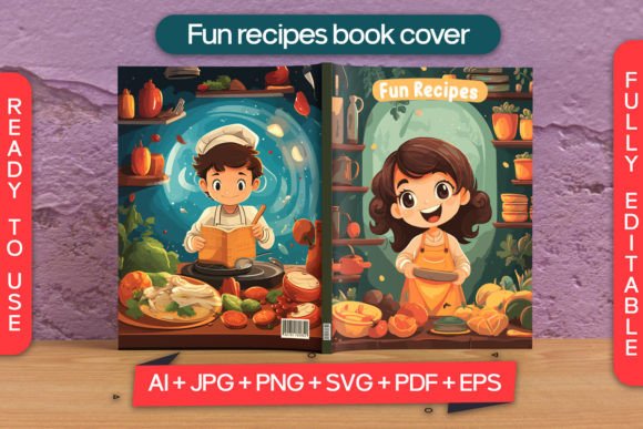 Download Fun Recipes Book Cover for Kids - K Collection