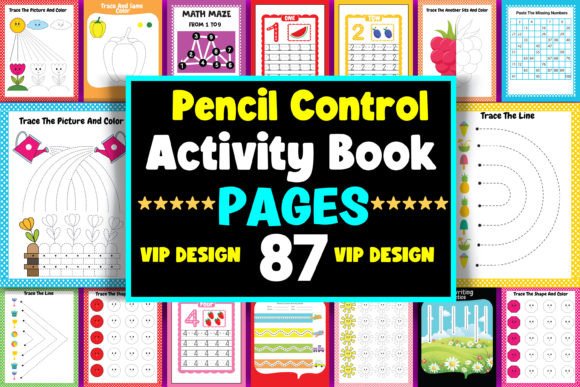 Download Pencil Control Activity Book for Kids - K Collection