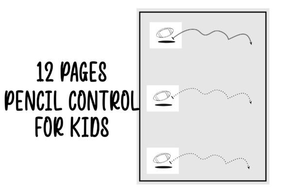 Download Pencil Control, Working Pages for KIDS - K Collection