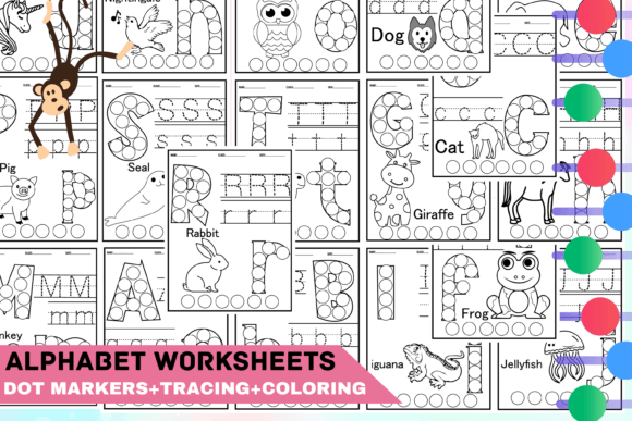 Download Alphabet Worksheets Tracing and Coloring - K Collection