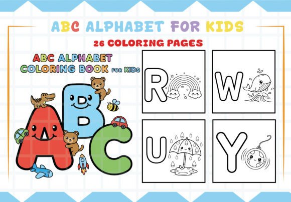Download ABC Alphabet Coloring Pages for Kids - K Collection