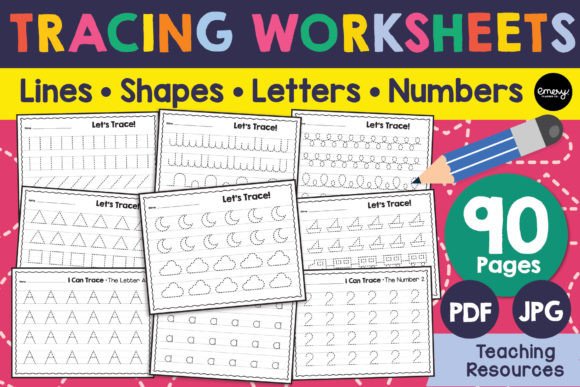 Download Tracing Worksheets | Handwriting - K Collection