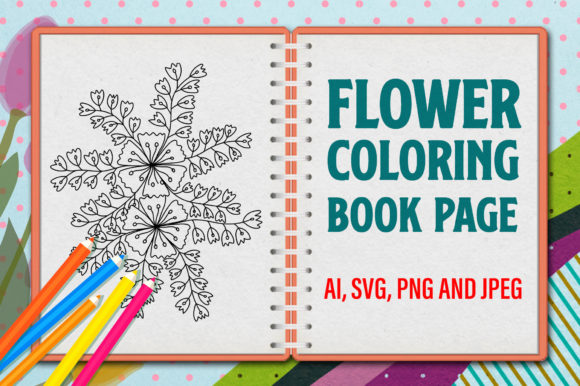 Download Flower Coloring Page. Coloring Book - K Collection
