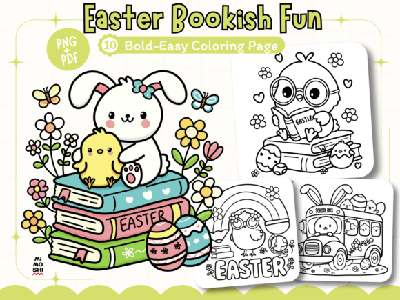 Download Easter Bookish Fun Coloring Pages - K Collection