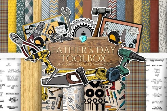 Download Fathers Day Toolbox Card Making Kit - K Collection