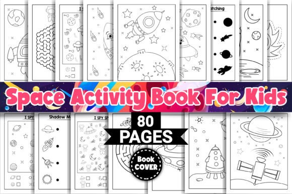 Download Space Activity Book and Coloring Pages - K Collection
