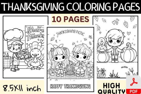 Download Thanksgiving Coloring Pages for Kids - K Collection