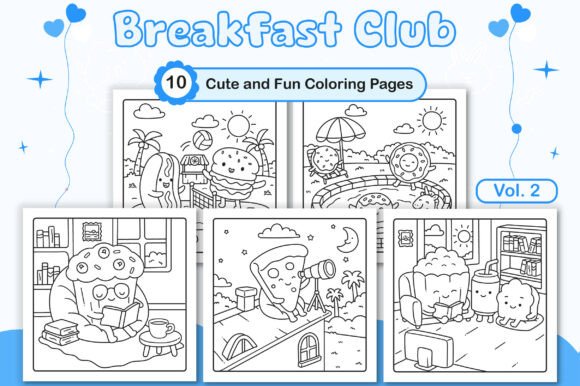 Download Breakfast Club Cute &amp; Fun Coloring Pages - K Collection