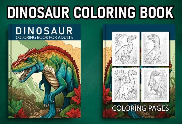 Download Dinosaur Coloring Book for Adults - K Collection