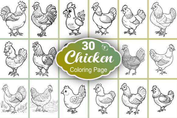 Download Chicken Coloring Page - K Collection