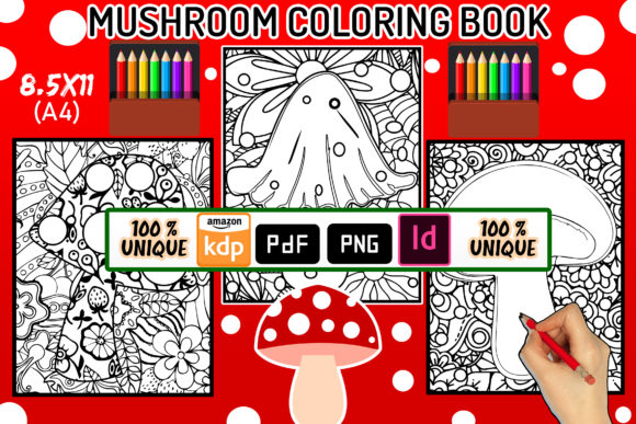 Download Mushroom Coloring Book - K Collection
