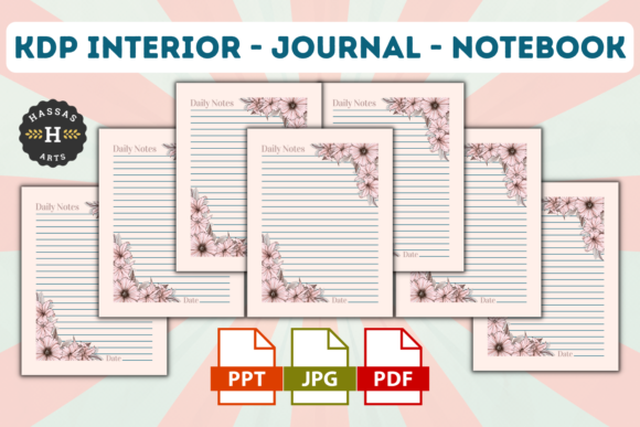 Download KDP Interior , Daily Notes Papers - K Collection
